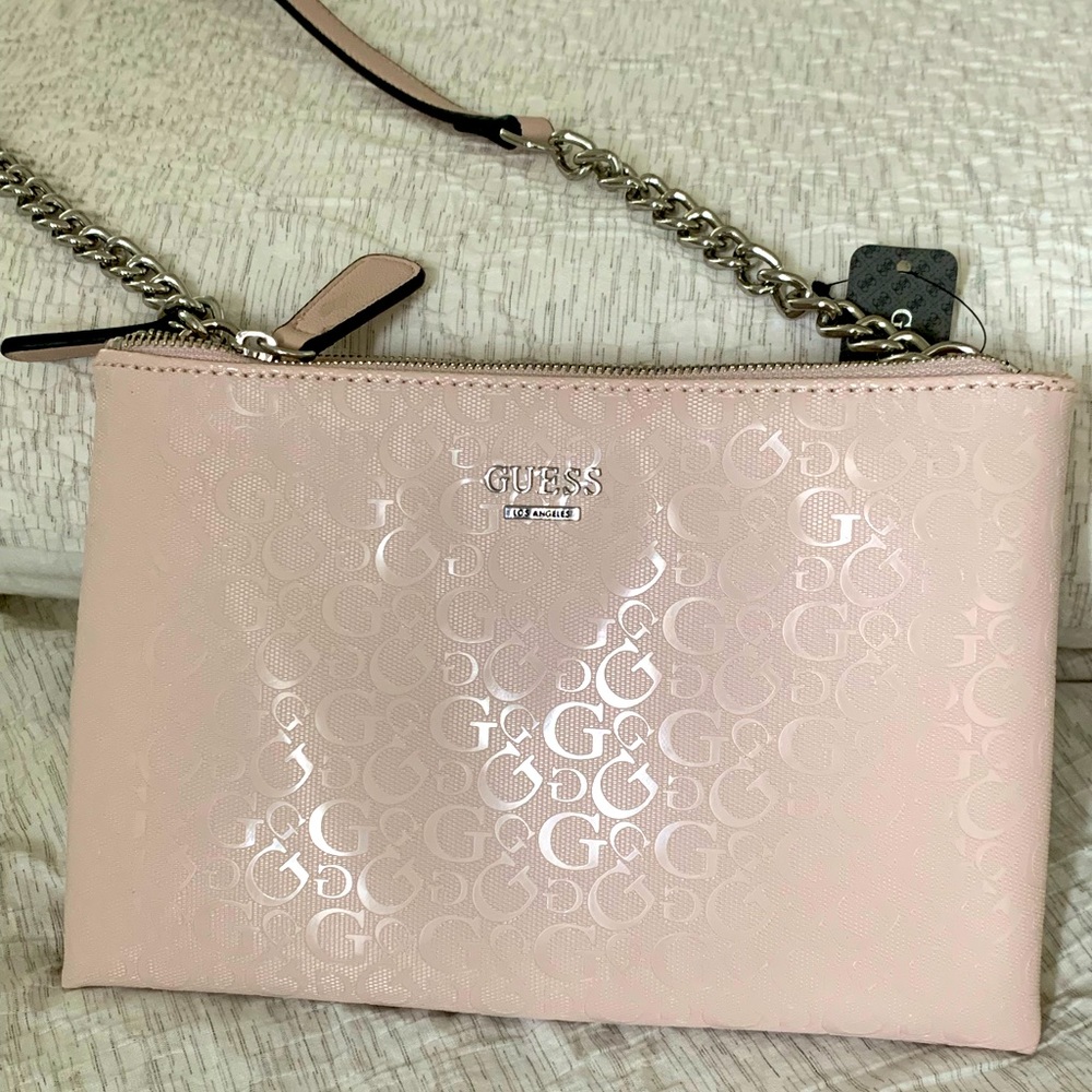 Guess McClain Logo Mini Double-Zip Crossbody